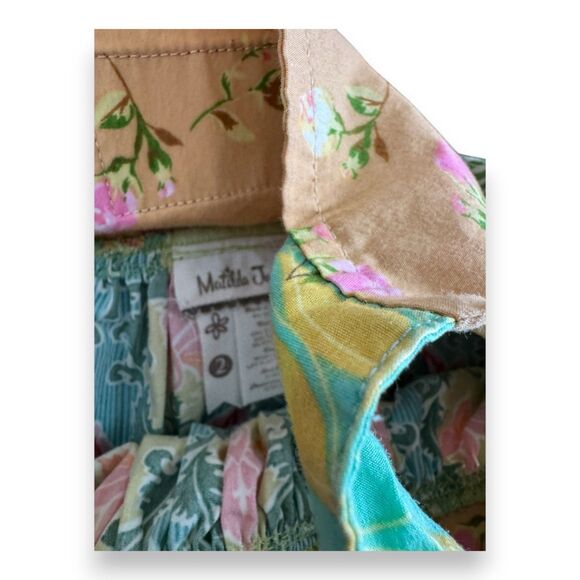 Matilda Jane Knotted Floral Dress 2 VGUC - Picture 3 of 3